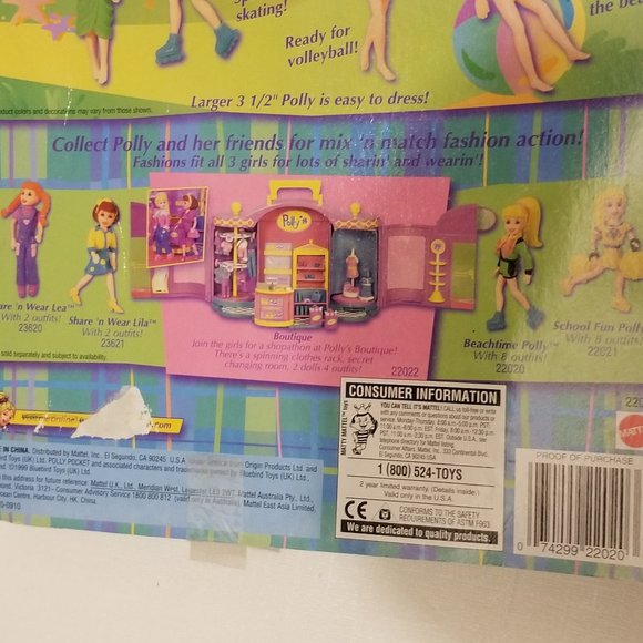 1999 Fashion Polly Beachtime Polly set- w OG packaging!! - Picture 4 of 14